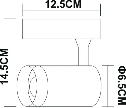 Трековый светодиодный светильник Arte Lamp A1710PL-1WH белый 10 Вт 4000K
